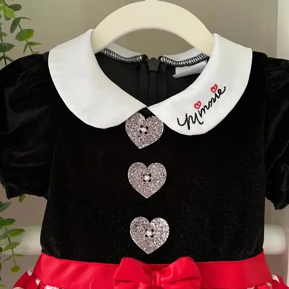 12-18 month Disney Minnie Mouse Dress Costume baby girl Polka dot dress - Picture 2 of 11